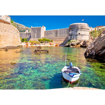 Lais Puzzle - Kleiner Hafen unter der Stadtmauer von Dubrovnik - 1.000 Teile
