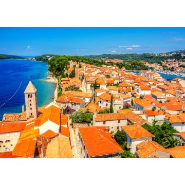 Lais Puzzle - Stadt Rab auf kroatischer Insel von oben - 1.000 Teile