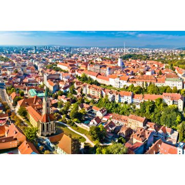 Lais Puzzle - Luftaufnahme der Kathedrale und der Oberstadt von Zagreb - 2.000 Teile