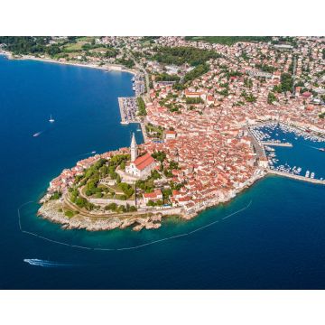 Lais Puzzle - Schöne Luftaufnahme der Stadt Rovinj von der Adria aus. Die Altstadt von Rovinj, Istrien, Kroatien - 40, 100, 200, 500, 1.000 & 2.000 Teile