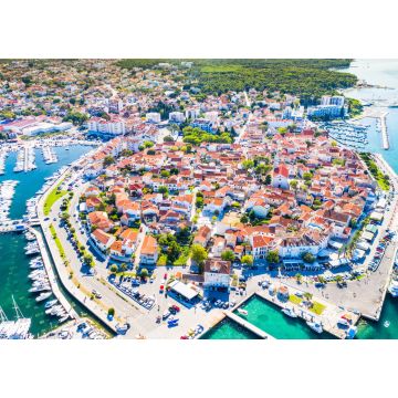 Lais Puzzle - Kroatien, Stadt Biograd na Moru an der Adria, Luftaufnahme des Yachthafens und des historischen Stadtzentrums - 1.000 Teile