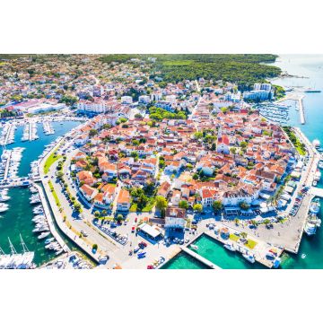 Lais Puzzle - Kroatien, Stadt Biograd na Moru an der Adria, Luftaufnahme des Yachthafens und des historischen Stadtzentrums - 2.000 Teile