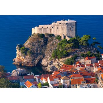 Lais Puzzle - Luftaufnahme des Forts Lovrijenac oder der Festung St. Lorenz, auch Gibraltar von Dubrovnik genannt, am Morgen, Dubrovnik, Kroatien - 1.000 Teile