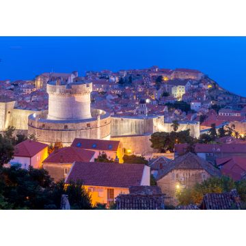 Lais Puzzle - Panoramablick auf Dubrovnik bei Sonnenuntergang - 1.000 Teile