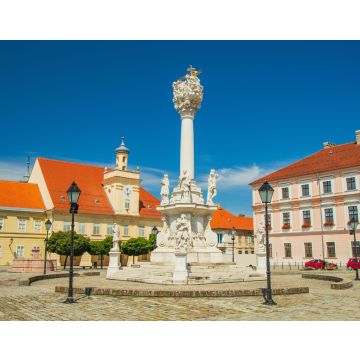 Lais Puzzle - Platz der Heiligen Dreifaltigkeit, Säulen mit Statuen in Tvrdja, alte historische Stadt Osijek, Kroatien - 40, 100, 200, 500, 1.000 & 2.000 Teile