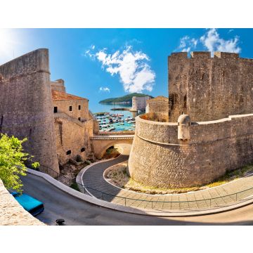 Lais Puzzle - Blick auf die Stadtmauern und den Hafen von Dubrovnik, UNESCO-Weltkulturerbe - 40, 100, 200, 500, 1.000 & 2.000 Teile