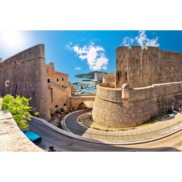 Lais Puzzle - Blick auf die Stadtmauern und den Hafen von Dubrovnik, UNESCO-Weltkulturerbe - 2.000 Teile