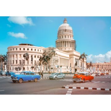 Lais Puzzle - Oldtimer in Havanna neben dem Capitol-Gebäude - 1.000 Teile