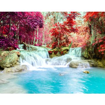 Lais Puzzle - Regenwald-Wasserfall, Tat Kuang Si Wasserfall in Luang Prabang, Laos - 40, 100, 200, 500, 1.000 & 2.000 Teile