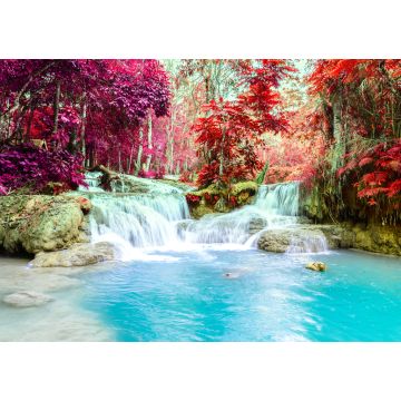 Lais Puzzle - Regenwald-Wasserfall, Tat Kuang Si Wasserfall in Luang Prabang, Laos - 1.000 Teile