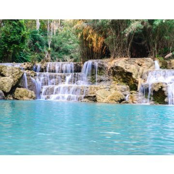 Lais Puzzle - Regenwald-Wasserfall, Tat Kuang Si-Wasserfall in Luang Prabang, Laos - 40, 100, 200, 500, 1.000 & 2.000 Teile
