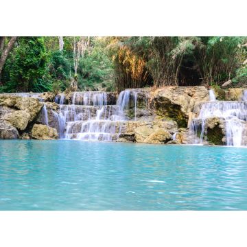 Lais Puzzle - Regenwald-Wasserfall, Tat Kuang Si-Wasserfall in Luang Prabang, Laos - 1.000 Teile