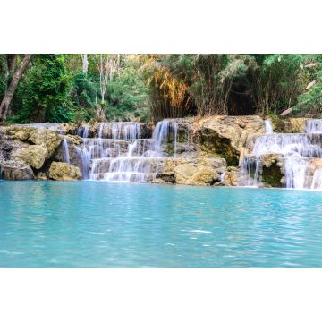 Lais Puzzle - Regenwald-Wasserfall, Tat Kuang Si-Wasserfall in Luang Prabang, Laos - 2.000 Teile