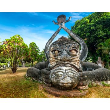 Lais Puzzle - Erstaunliche Aussicht auf Mythologie und religiöse Statuen im Wat Xieng Khuan Buddha Park. Vientiane, Laos - 40, 100, 200, 500, 1.000 & 2.000 Teile