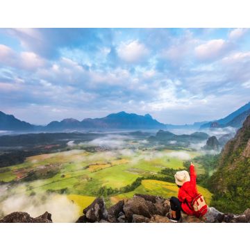 Lais Puzzle - Die Natur ist noch rein und schön in Vang Vieng, Laos - 40, 100, 200, 500, 1.000 & 2.000 Teile