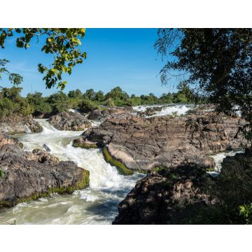 Lais Puzzle - Somphamit-Wasserfälle oder Liphi-Wasserfälle auf der Insel Don Khone in Laos - 40, 100, 200, 500, 1.000 & 2.000 Teile