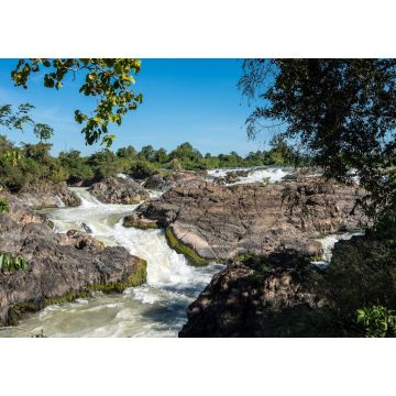 Lais Puzzle - Somphamit-Wasserfälle oder Liphi-Wasserfälle auf der Insel Don Khone in Laos - 1.000 Teile