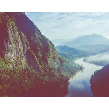 Lais Puzzle - Luftaufnahme der Berge und des Flusses Nong Khiaw. Nord-Laos. Südostasien - 40, 100, 200, 500, 1.000 & 2.000 Teile