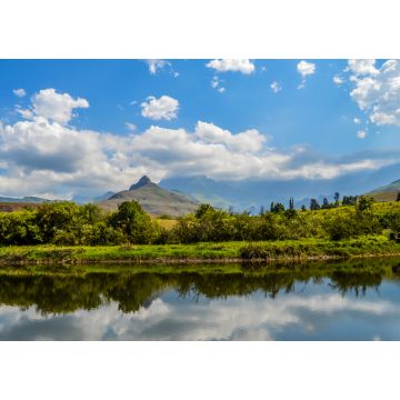 Lais Puzzle - Spiegelung von Wolken und Bergen in den Drakensbergen, Lesotho, Südafrika - 1.000 Teile
