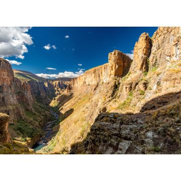 Lais Puzzle - Reise nach Lesotho. Ein Blick auf den Maletsunyane River Canyon in der Region Semonkong - 1.000 Teile
