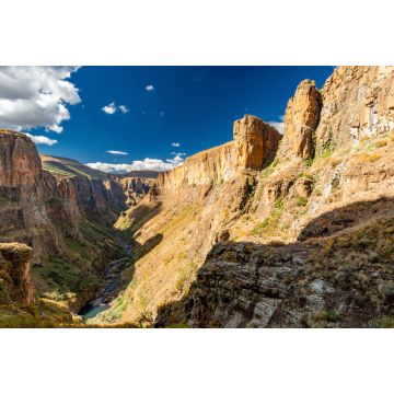 Lais Puzzle - Reise nach Lesotho. Ein Blick auf den Maletsunyane River Canyon in der Region Semonkong - 2.000 Teile