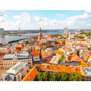 Lais Puzzle - Panoramablick aus der Luft auf die Altstadt von Riga, Lettland - 40, 100, 200, 500, 1.000 & 2.000 Teile