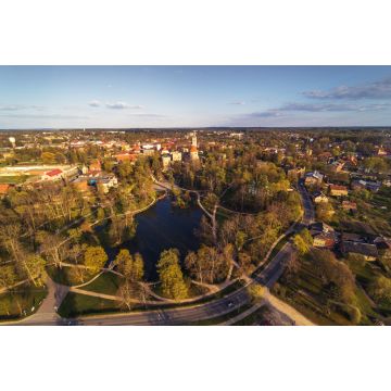 Lais Puzzle - Cesis Stadt im Abendlicht, Lettland - 2.000 Teile