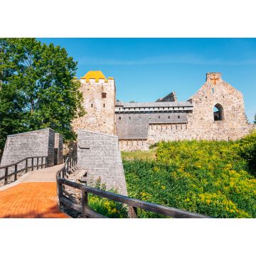 Lais Puzzle - Burg des Livländischen Ordens, Ruinen in Sigulda, Lettland - 1.000 Teile