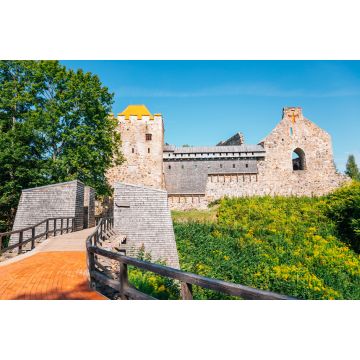 Lais Puzzle - Burg des Livländischen Ordens, Ruinen in Sigulda, Lettland - 2.000 Teile