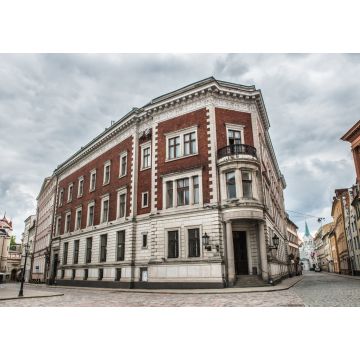 Lais Puzzle - Blick auf leere Domplatz Straße, wegen Covid-19 Quarantäne in Riga - 1.000 Teile