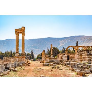 Lais Puzzle - Die Umayyadenstadt Anjar im Libanon. Sie liegt etwa 50 km östlich von Beirut und wurde 1984 von der UNESCO zum Weltkulturerbe erklärt. - 2.000 Teile