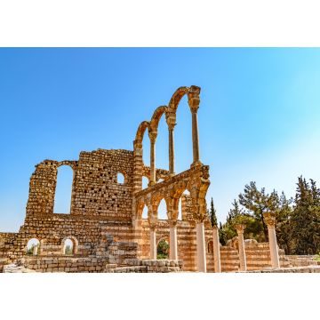 Lais Puzzle - Großer Palast des Umayyaden-Palastes in Anjar im Libanon. Er liegt etwa 50 km östlich von Beirut und wurde 1984 von der UNESCO zum Weltkulturerbe ernannt. - 1.000 Teile