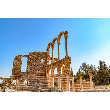 Lais Puzzle - Großer Palast des Umayyaden-Palastes in Anjar im Libanon. Er liegt etwa 50 km östlich von Beirut und wurde 1984 von der UNESCO zum Weltkulturerbe ernannt. - 2.000 Teile