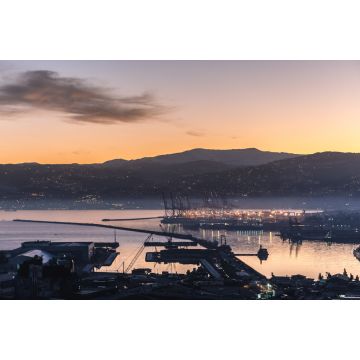 Lais Puzzle - Sonnenaufgang über dem Hafen von Beirut, der Hauptstadt des Libanon - 2.000 Teile