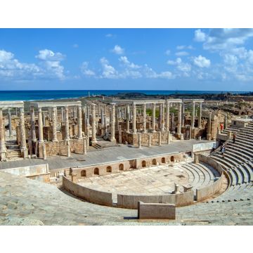 Lais Puzzle - Das Amphitheater in einer der am besten erhaltenen römischen Kolonien an der afrikanischen Küste des Mittelmeeres im heutigen Libyen - 40, 100, 200, 500, 1.000 & 2.000 Teile
