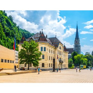 Lais Puzzle - Kathedrale St. Florin, altes und neues Parlament in Vaduz, Liechtenstein - 40, 100, 200, 500, 1.000 & 2.000 Teile