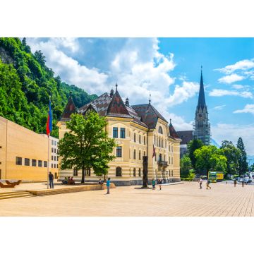 Lais Puzzle - Kathedrale St. Florin, altes und neues Parlament in Vaduz, Liechtenstein - 1.000 Teile