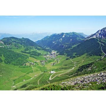Lais Puzzle - Blick auf das Malbuntal und das Skigebiet Malbun von den Hängen der Liechtensteiner Alpen - Malbun, Liechtenstein - 1.000 Teile