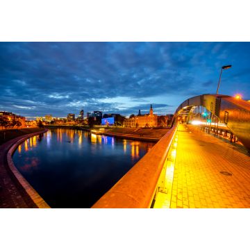 Lais Puzzle - Nächtliche Stadtansicht in Vilnius - 2.000 Teile