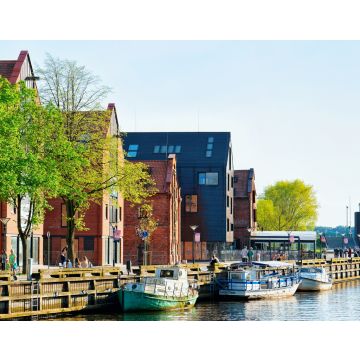 Lais Puzzle - Schiffe im Ufer des Flusses Dane Altstadt Klaipeda - 40, 100, 200, 500, 1.000 & 2.000 Teile