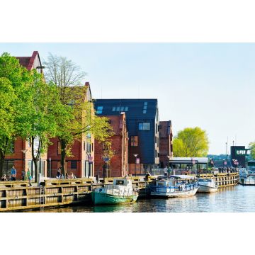Lais Puzzle - Schiffe im Ufer des Flusses Dane Altstadt Klaipeda - 2.000 Teile