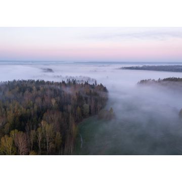 Lais Puzzle - Schöner nebliger Morgen in einer litauischen Landschaft - 1.000 Teile