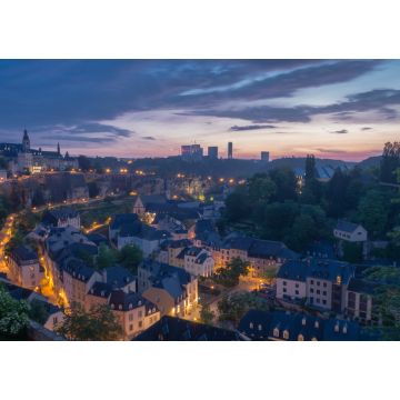 Lais Puzzle - Sonnenaufgang über dem alten Teil von Luxemburg-Stadt - Grund - 1.000 Teile