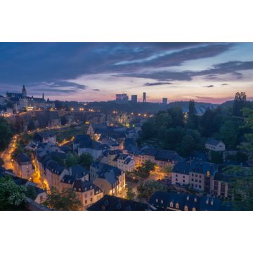 Lais Puzzle - Sonnenaufgang über dem alten Teil von Luxemburg-Stadt - Grund - 2.000 Teile