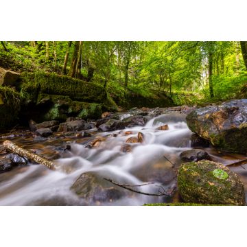 Lais Puzzle - Kleine Stromschnellen im romantischen Tal der Schwarzen Ernz in Müllerthal / Luxemburg - 2.000 Teile