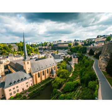 Lais Puzzle - Panoramablick auf die Stadt Luxemburg, an einem bewölkten Tag - 40, 100, 200, 500, 1.000 & 2.000 Teile