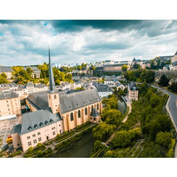 Lais Puzzle - Panoramablick auf die Stadt Luxemburg, an einem bewölkten Tag - 40, 100, 200, 500, 1.000 & 2.000 Teile