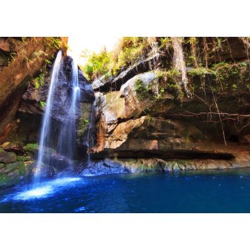 Lais Puzzle - Schöner Fluss und Kaskade in einer Schlucht im Isalo-Nationalpark, Madagaskar - 1.000 Teile