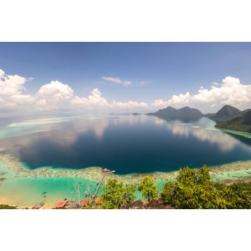 Lais Puzzle - Luftaufnahme der tropischen Insel Bohey Dulang in der Nähe von Siapdan Island, Sabah Borneo, Malaysia - 2.000 Teile