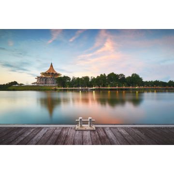 Lais Puzzle - Sarawak State Legislative Assembly (Dewan Undangan Negeri), Kuching, Sarawak, Malaysia. (Weichzeichner, leichte Bewegungsunschärfe) - 2.000 Teile
